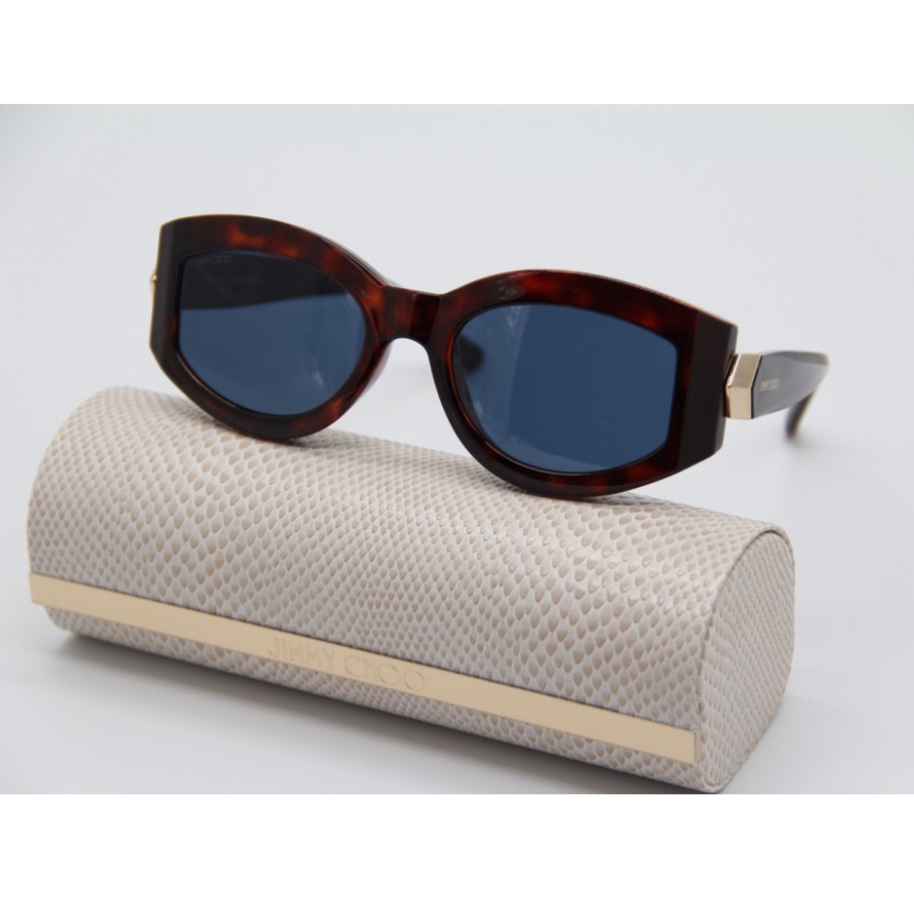 New Jimmy Choo Sunglasses ROBYN/S 086KU DarkHavana - Picture 1 of 11